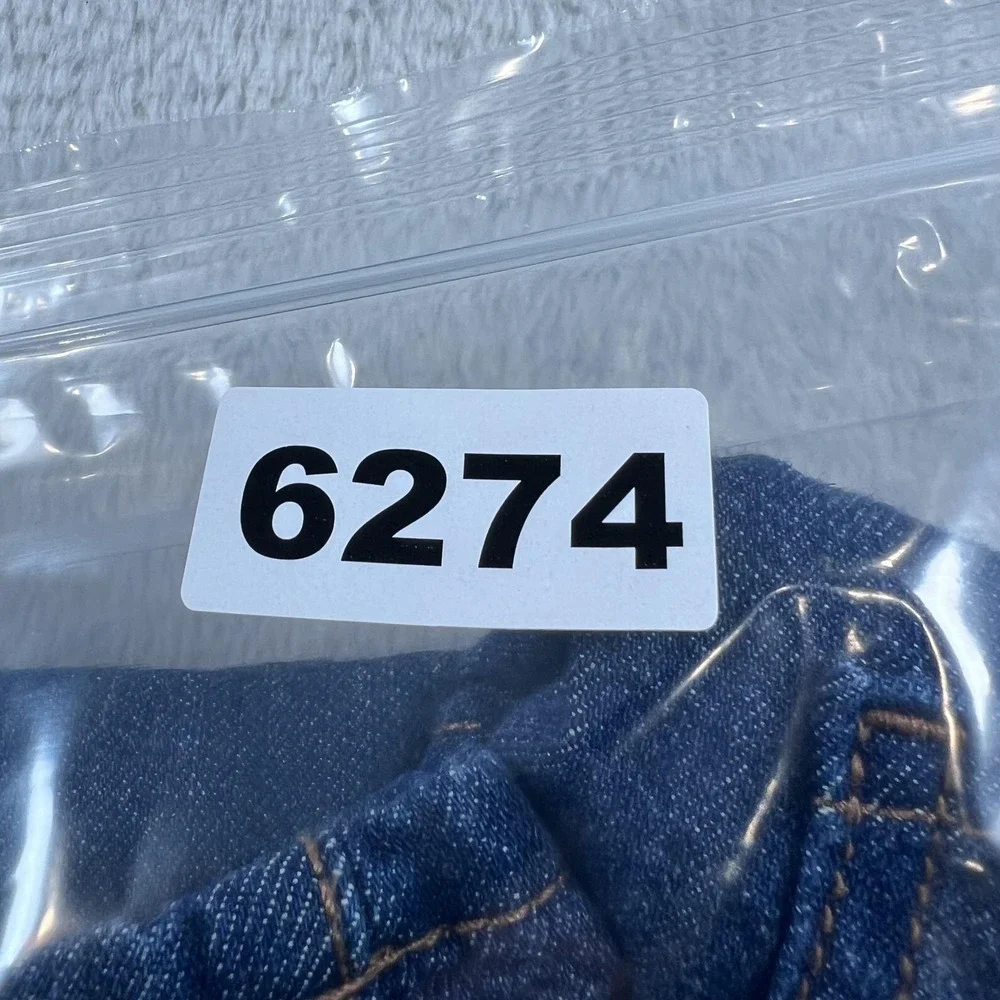 OshKosh B'gosh Overalls Kids 2T Blue Denim Lined Plaid Cuff Adjustable Strap